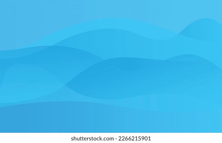 blue Liquid color background design. Fluid gradient composition. Creative illustration for poster web landing page cover ad greeting card promotion. Eps 10 vector.