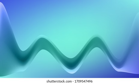 Líquido azul con fondo de malla de gradiente azul claro