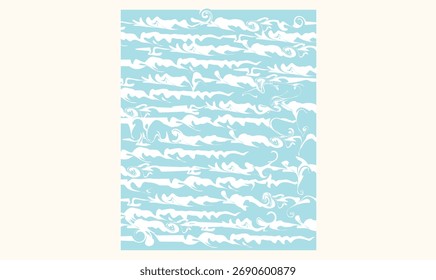Fondo decorativo transparente de mármol líquido azul para su uso.