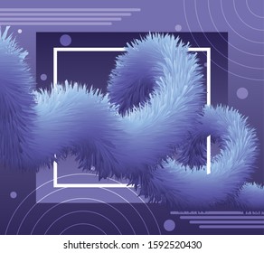 Blue liquid shape design, Fluid background abstract modern color template and geometric theme Vector illustration