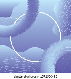 Blue liquid shape design, Fluid background abstract modern color template and geometric theme Vector illustration