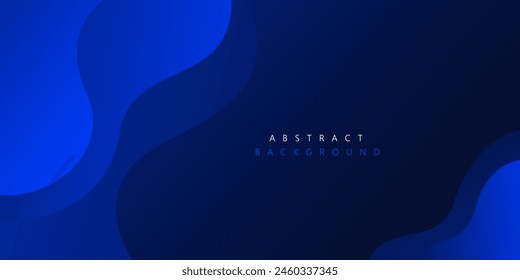 Blue liquid wave abstract background for corporate concept, template, poster, brochure, website, flyer design, wallpaper. Vector illustration