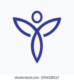 Blue Logo Leaf Logo for Business
