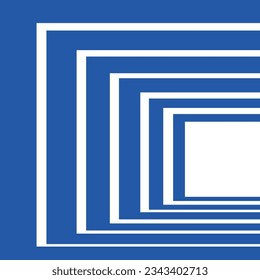 Blue logo; letter C; interlocking rectangles; geometric logo; abstract logo.