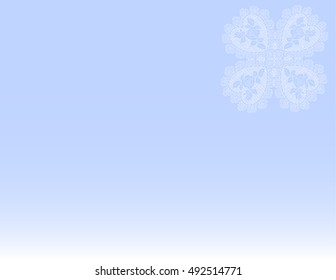 Blue love card