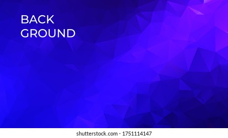 blue low poly background texture modern and minimal design vector