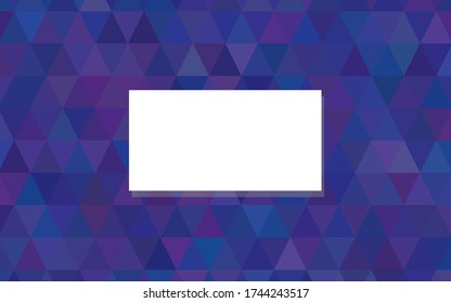 Blue low poly background. Vector graphics, print, covers.