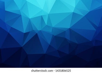Blue Low poly crystal background. Polygon design pattern. environment green Low poly vector illustration, low polygon background.