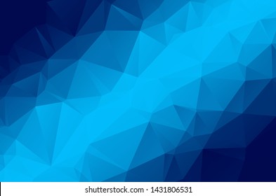 Blue Low poly crystal background. Polygon design pattern. environment green Low poly vector illustration, low polygon background.