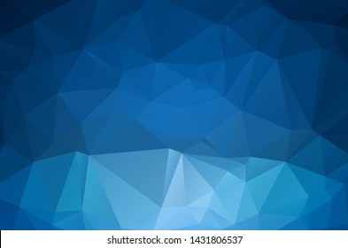 Fundo azul baixo de cristal poli. Padrão de design de polígono. verde ambiente Ilustração de vetor de poli baixo, fundo de polígono baixo.