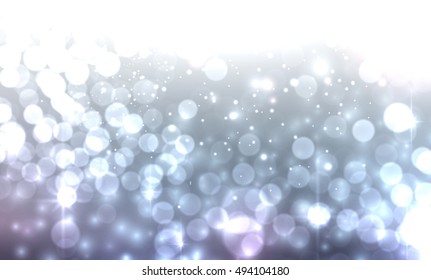 Blue luminous background. Vector illustration.