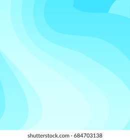 Blue luminous wavy background. Shining and contemporary vector illustration