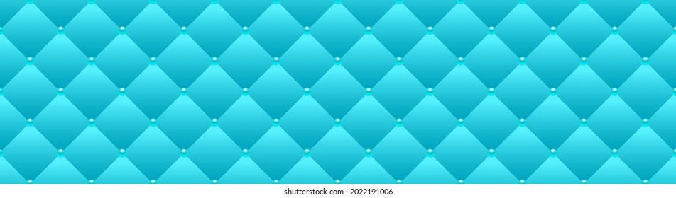 Blue luxury background with blue beads. Seamless vector illustration. 