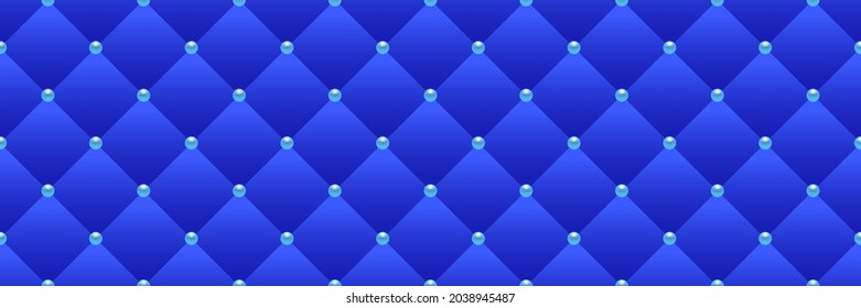 Blue luxury background with blue beads. Vector illustration. 