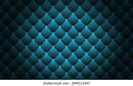 Blue luxury background with crystals. Vector illustration.