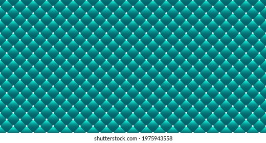 Blue luxury background with small pearls and rhombuses. Seamless vector illustration. 