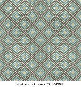 Blue luxury background with small pearls. Seamless vector illustration. 