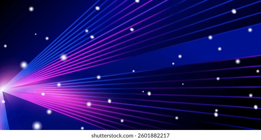 Blue Luxury Elegant Super Car Automobile Urban Design Background. Cyber Technology Metallic Shine lines Effect.  