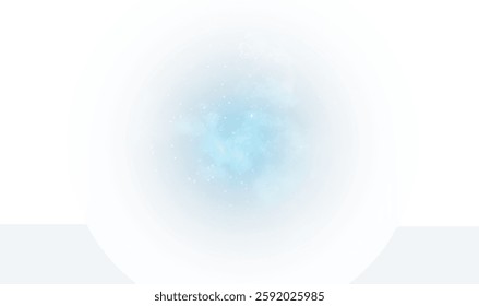 blue magic smoke effect with light, sparkles, and a dreamy shimmer. Features a realistic fog cloud with a flowing breeze, perfect for wizardry spells, neon fantasy designs, and mystical swirls. 