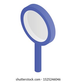 Blue Magnify Glass Icon Isometric Blue Stock Vector (Royalty Free ...