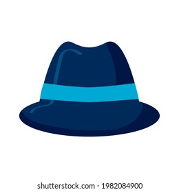 blue male hat accessory icon