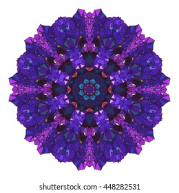 blue mandala