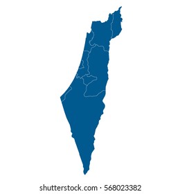  blue map israel