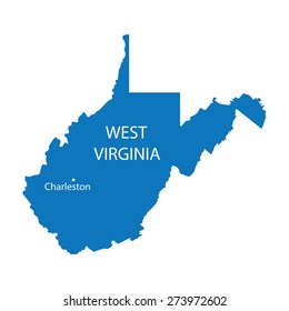 West Virginia Map Images Stock Photos Vectors Shutterstock