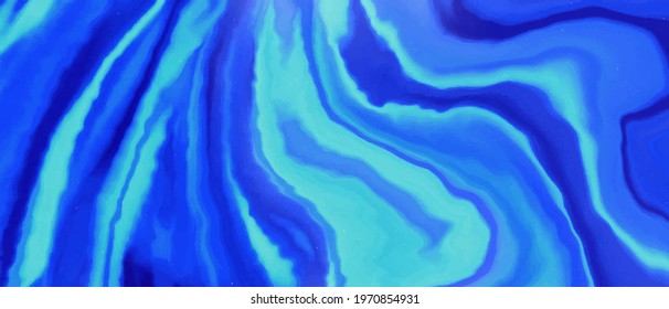 Blue marble abstract background. Indigo ocean blue marbling with naturalstyle swirls of marble. Water aqua texture.