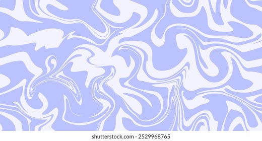 Blue marble acrylic seamless pattern, water texture, watercolor marble background. 1970s trippy seamless pattern.