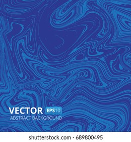 Blue marble or acrylic texture vector imitation abstract background. Can be used for printing on textile or gift wrap and wallpapers