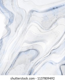Blue marble background. Elegant Stone pattern textures illustration