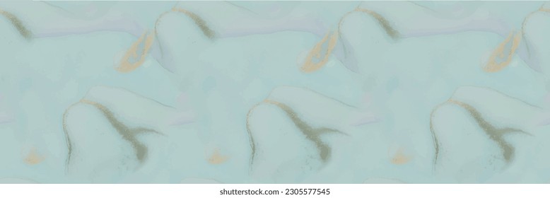 Blue Marble Background. Fluid Elegant Watercolor. Alcohol Ink Marble. Watercolor Marble. Gold Abstract Watercolor. Foil Art Paint. Modern Seamless Ink Template. Golden Copper Pattern. Blue Vector Ink