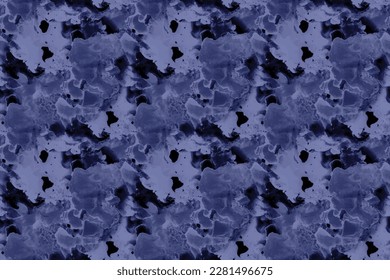 Textura de la Roca de Mármol Azul. Patrón de vectores oceánicos. Antecedentes De La Armada Sin Maravillas. Colores De Mármol Azul. Piso marino de la Marina. Espacio de repetición de color del agua. Denim Color de agua de tinta de alcohol. Pintura moderna y sin foco