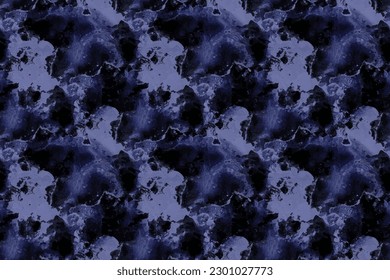 Textura de mosaico de mármol azul. Denim Fondo de tinta de alcohol. Cerámica Elegante Ligera. Acuarela de gradiente naval. Pintura de rock naval. El color del agua repite la piedra. Fondo De Mármol Del Mar Azul. Espuma marina de abstracto vectorial