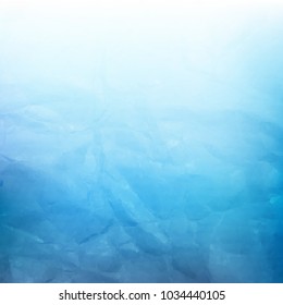 Blue Marine Background With Gradient Mesh, Vector Illustration