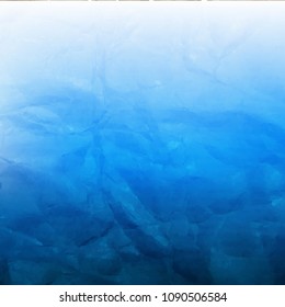 Blue Marine Background With Gradient Mesh, Vector Illustration
