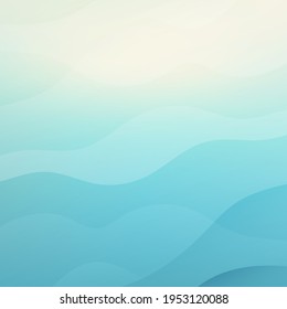 Blue And Marine Dinamic Background With Line With Gradient Mesh, Vector Illustration