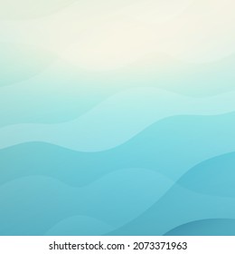 Blue And Marine Dinamic Background With Line With Gradient Mesh, Vector Illustration