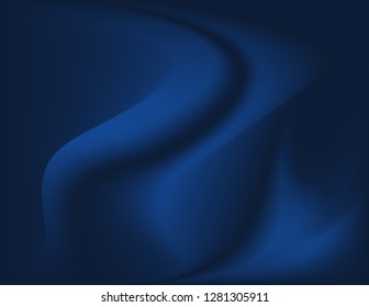 Blue material folds