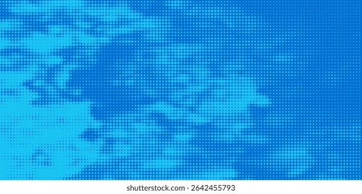 Blue Mathematical dot Symbols Pattern. Math Design Elements Background