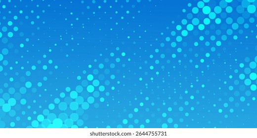 Padrão de símbolos de ponto azul matemático. Plano de Fundo de Elementos de Design de Matemática