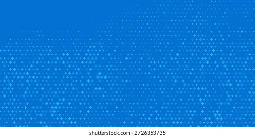 Blaues mathematisches Punktsymbolmuster. Hintergrund für mathematische Entwurfselemente. Medizin