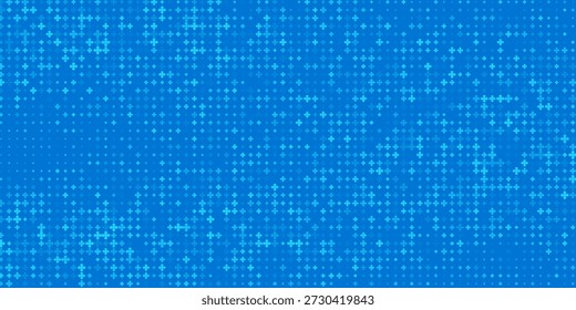 Blaues mathematisches Punktsymbolmuster. Hintergrund für mathematische Entwurfselemente. Medizin