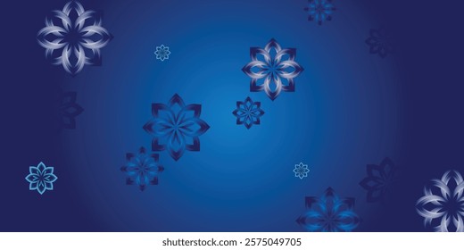 Blue Mathematical Plus Symbols Pattern. Math Design Elements Background. Medical Tech Background. Vector Illustration.