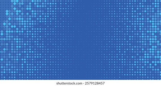 Blue Mathematical Plus Symbols Pattern. Math Design Elements Background. Medical Tech Background. Vector Illustration.