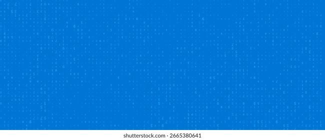 Padrão Azul Matemático Mais Símbolos. Plano de Fundo de Elementos de Design de Matemática. Antecedentes da Tecnologia Médica. Ilustração de vetor.