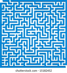 Blue maze