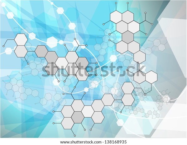 Blue Medical Abstract Background Stock Vector (Royalty Free) 138168935 ...