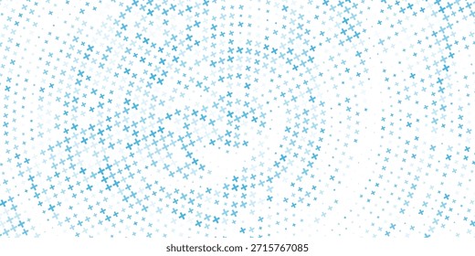 Blue Medical Plus Símbolos Padrão. Plano de Fundo de Elementos de Design de Matemática. Antecedentes da Tecnologia Médica. Círculos Digitais Abstratos de Sinais Plus. Ilustração de vetor.